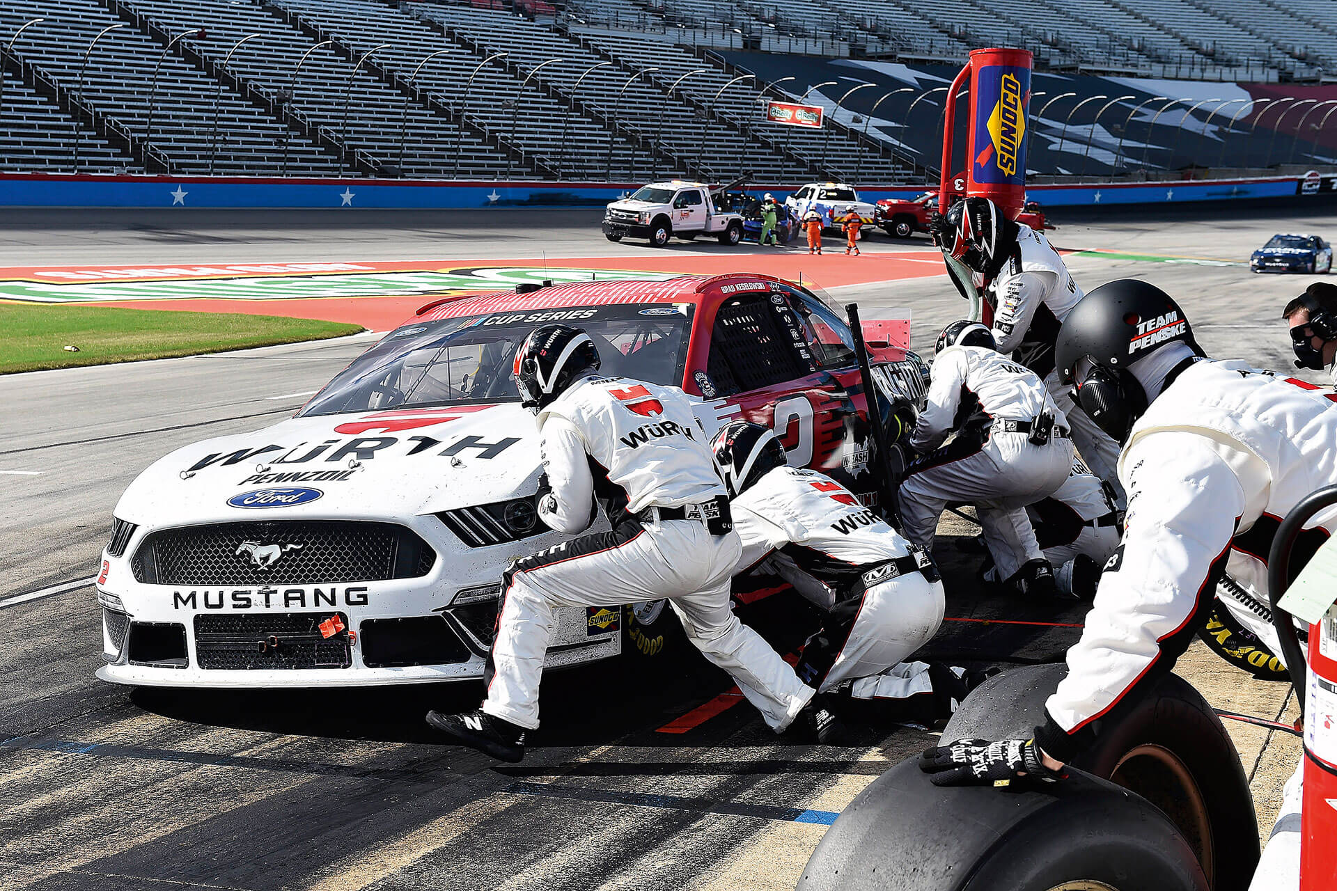 Der Wille, das Beste zu geben, eint Würth und das Team PENSKE in der Monster Energy NASCAR Cup Series in den USA.