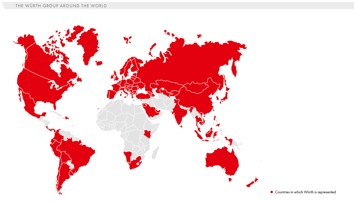 The Würth Group around the World